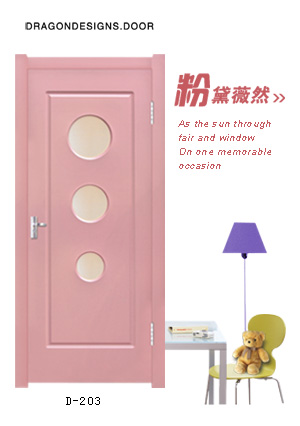 3D无漆木门_D-203