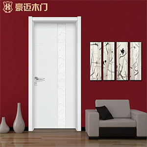 徐州中菲木业_豪迈木门YS-3022现代创意浮雕工艺套装门室内隔音门环保卧室门木门品牌