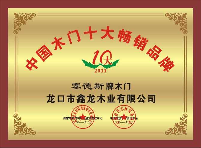 琪琪木门_企业荣誉