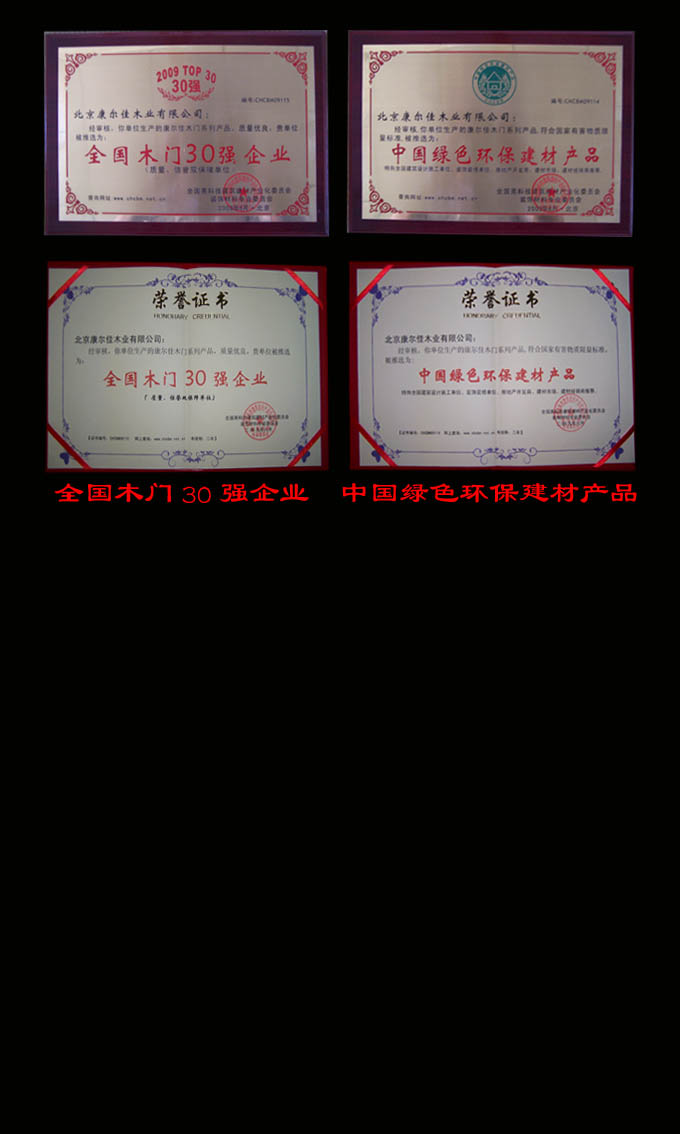 企业荣誉