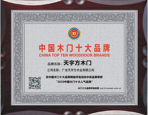 中国木门十大品牌