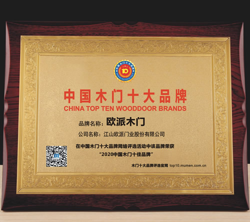 中国木门十大品牌