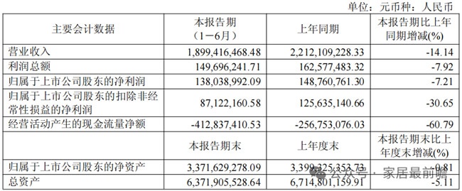 上市公司财报