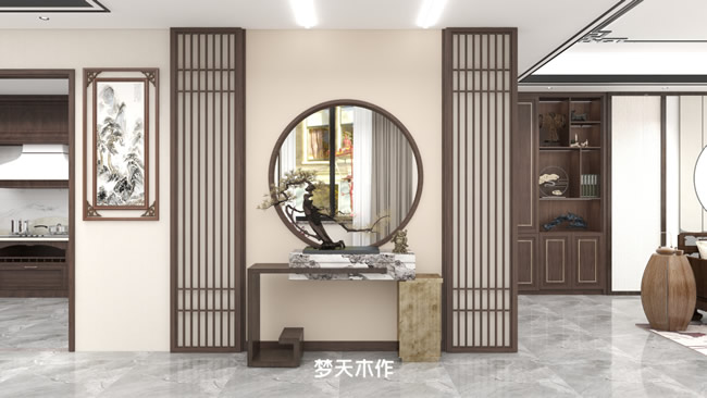 梦天木门丨美到心坎上！用新中式打造“团圆风”