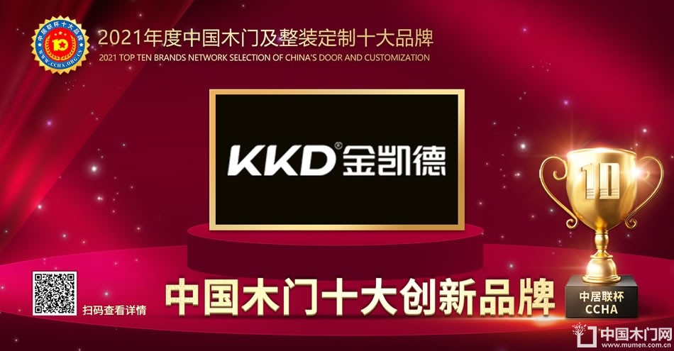 金凯德门业|2021年度中国木门十大创新品牌