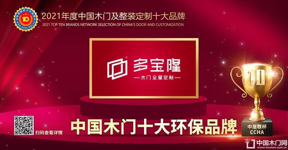 多宝隆木门|2021年度中国木门十大环保品牌